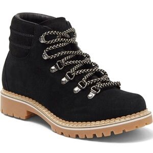 La Montelliana 1965 Alce Women's Suede Hiking Ankle Boots Black Size‎ 36/ US6